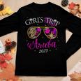 Girls Trip Aruba 2023 For Women Weekend Birthday Squad Women Long Sleeve T-shirt Unique Gifts
