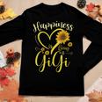 Happiness Is Being A Gigi Sunflower Grandma Women Long Sleeve T-shirt Unique Gifts