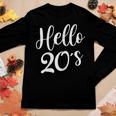 Womens Hello 20S Womens 20 Year Old 20Th Birthday Bday Squad Women Long Sleeve T-shirt Unique Gifts