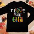 I Love Being A Gigi Art Matching Family Mother Day Women Graphic Long Sleeve T-shirt Funny Gifts