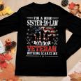 Im A Mom Sister-In-Law Veteran Mothers Day Funny Patrioitc Women Graphic Long Sleeve T-shirt Funny Gifts
