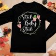 Ivf Stick Baby Stick Transfer Day Ivf Couple Fertility Mom Women Long Sleeve T-shirt Unique Gifts