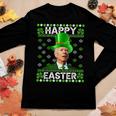Joe Biden Easter Confused St Patricks Day Men Women Funny Women Graphic Long Sleeve T-shirt Funny Gifts