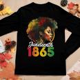 Junenth Is My Independence Day Womens Black Pride Women Long Sleeve T-shirt Unique Gifts