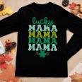 Lucky Mama Leaf Clover St Patricks Day Women Women Long Sleeve T-shirt Unique Gifts