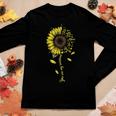 Mom Sunflower For Mom In Heaven For Mothers Day Women Graphic Long Sleeve T-shirt Funny Gifts