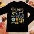 Mom Of The Wild One Zoo Mother Birthday Safari Jungle Animal Women Long Sleeve T-shirt Unique Gifts