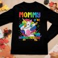Mommy Of The Birthday Princess Girl Dabbing Unicorn Mom Women Long Sleeve T-shirt Unique Gifts