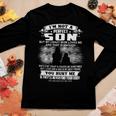 Im Not A Perfect Son But My Crazy Mom Loves Me Son Quote Women Long Sleeve T-shirt Unique Gifts