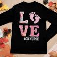 Ob Nurse Valentines Day Delivery Labor Nursing Lovers V2 Women Graphic Long Sleeve T-shirt Funny Gifts