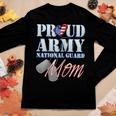 Proud Army National Guard Mom Usa Heart Shirt Women Long Sleeve T-shirt Unique Gifts