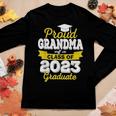 Proud Grandma Of A Class Of 2023 Graduate - Graduation 2023 Women Graphic Long Sleeve T-shirt Funny Gifts