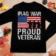 Proud Iraq War Veteran Graphic Gift For Military Men Women Women Graphic Long Sleeve T-shirt Funny Gifts