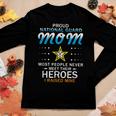 Proud National Guard Mom I Raised My Heroes Camouflage Army Women Long Sleeve T-shirt Unique Gifts