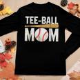 Womens Sport Ball Mom Tball Mom Sport Mama For Women Women Long Sleeve T-shirt Unique Gifts