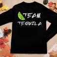 Team Tequila Lime Lemon Cocktail Squad Drink Group Women Long Sleeve T-shirt Unique Gifts