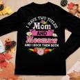 I Have Two Titles Mom And Meemaw Rock Them Both Mother Day Women Long Sleeve T-shirt Unique Gifts