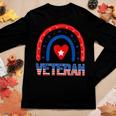 Veterans Day Veteran Appreciation Respect Honor Mom Dad Vets V7 Women Graphic Long Sleeve T-shirt Funny Gifts