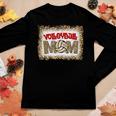 Volleyball Mom Leopard Sport Ball Mom Women Long Sleeve T-shirt Unique Gifts