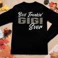 Womens Best Freakin Gigi Ever Leopard Mothers Day Gigi Gift Women Graphic Long Sleeve T-shirt Funny Gifts