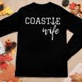 Womens Coastie Wife Coast Guard Uscg Women Graphic Long Sleeve T-shirt Funny Gifts