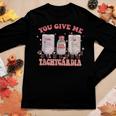 You Give Me Tachycardia Funny Icu Rn Nurse Valentines Day V6 Women Graphic Long Sleeve T-shirt Funny Gifts