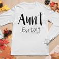 Aunt 2019 Pregnancy Announcement To Aunt Women Long Sleeve T-shirt Unique Gifts