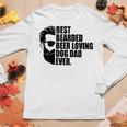 Best Bearded Beer Loving Dog Dad Pet Lovin Owner Women Long Sleeve T-shirt Unique Gifts