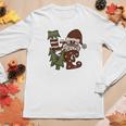 Cute Christmas Santa Love Women Graphic Long Sleeve T-shirt Personalized Gifts