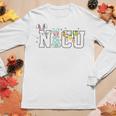 Easter Eggs Bunny Ears Rabbit Happy Easter Day Nicu Nurse Women Long Sleeve T-shirt Unique Gifts