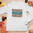 Fall Greatful Thankful And Blessed Autumn Gifts Women Graphic Long Sleeve T-shirt Personalized Gifts
