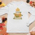 Fall Pumpkin Queen Funny Autumn Gifts Women Graphic Long Sleeve T-shirt Personalized Gifts