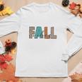 Fall Retro Fall Vibes Autumn Women Graphic Long Sleeve T-shirt Personalized Gifts
