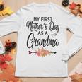 Womens My First As A Grandma 2023 Women Women Long Sleeve T-shirt Unique Gifts