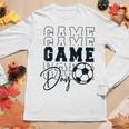 Game Day Soccer Mirror Soccer Mom Soccer Vibes Cool Women Long Sleeve T-shirt Unique Gifts
