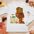 I Am Black History Month African American For Womens Girls V2 Women Graphic Long Sleeve T-shirt Personalized Gifts
