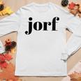 Womens Jorf Jury Duty Trial Attorney Juror Judge Women Long Sleeve T-shirt Unique Gifts