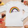 Kindness Rainbow Positive Message - Be Kind Women Long Sleeve T-shirt Unique Gifts