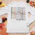 Leopard Volleyball Mom Volleyball Lover Volleyball Game Day Women Long Sleeve T-shirt Unique Gifts