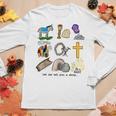Let Me Tell You A Story Jesus Religious Christian Easter Women Long Sleeve T-shirt Unique Gifts