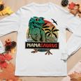 Matching Family Mamasaurus Trex Mom Women Long Sleeve T-shirt Unique Gifts