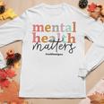 Mental Health Matters Awareness Retro Psychologist Women Women Long Sleeve T-shirt Unique Gifts