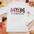 Mom Of The Birthday For Girl Cow Farm Birthday Cow Mommy 1St Women Long Sleeve T-shirt Unique Gifts