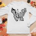 She Whispered Back I Am The Storm Butterfly Hippie Boho Girl Women Long Sleeve T-shirt Unique Gifts