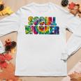 Social Worker Tie Dye Women 2023 School Social Worker Women Graphic Long Sleeve T-shirt Funny Gifts
