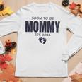 Soon To Be Mommy 2020 And Promoted To Mom Baby Announcement Women Long Sleeve T-shirt Unique Gifts