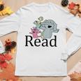 Teacher Library Read Book Club Piggie Elephant Pigeons Funny V3 Women Graphic Long Sleeve T-shirt Personalized Gifts