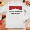 Two Things We Dont Chase Cowboys And Tequila Women Long Sleeve T-shirt Unique Gifts