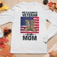 Veteran Mother Favorite Veteran Mothers Day Proud Kids Son Women Graphic Long Sleeve T-shirt Funny Gifts