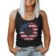 American Flag Sunflower 4Th Of July Independence Usa Day Women Tank Top Basic Casual Daily Weekend Graphic